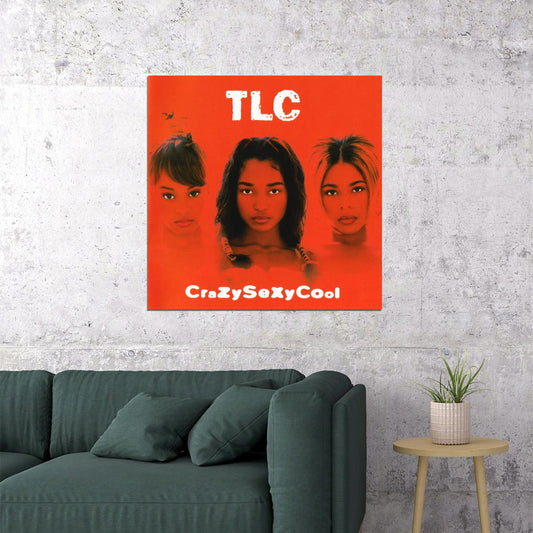 Tlc Crazysexycool Album Cover Art Music Poster Iconic R&b Group Print - xonomax