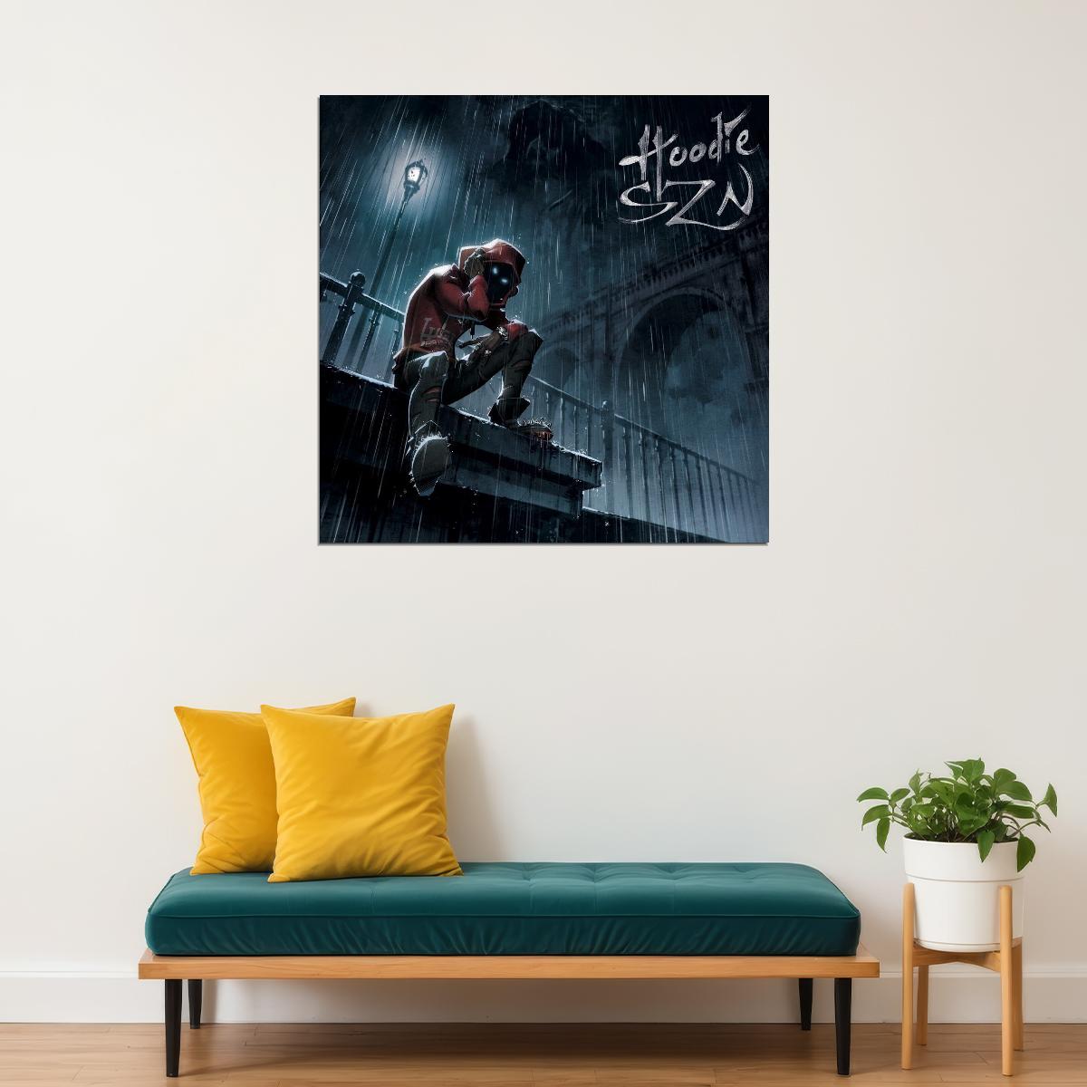 A Boogie Wit Da Hoodie Hoodie Szn Album Cover Art Hip-hop Music Poster Rap Print - xonomax