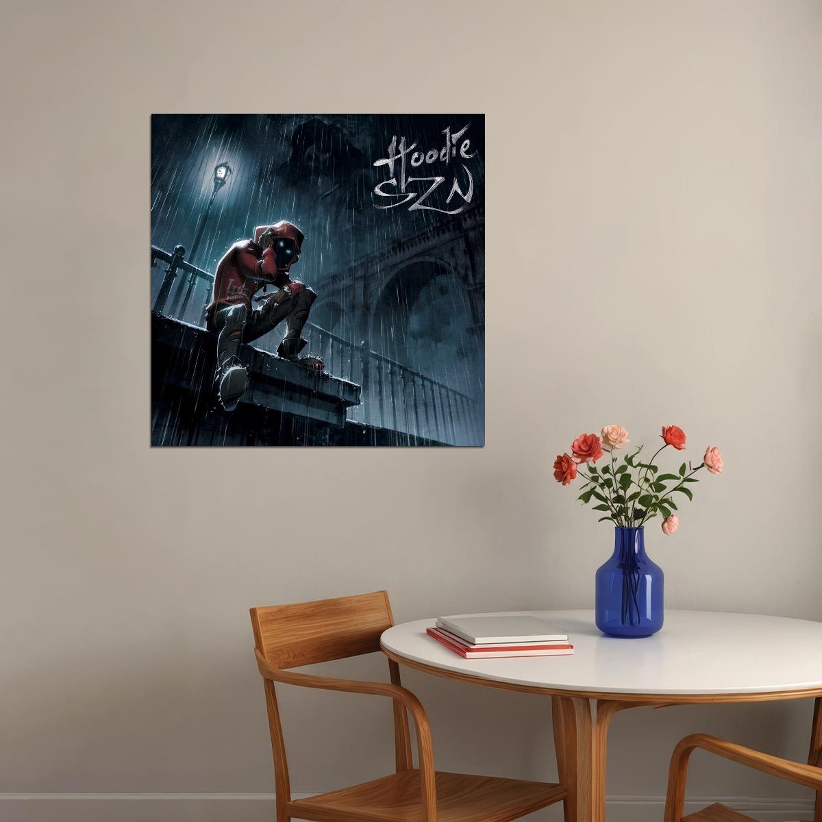 A Boogie Wit Da Hoodie Hoodie Szn Album Cover Art Hip-hop Music Poster Rap Print - xonomax