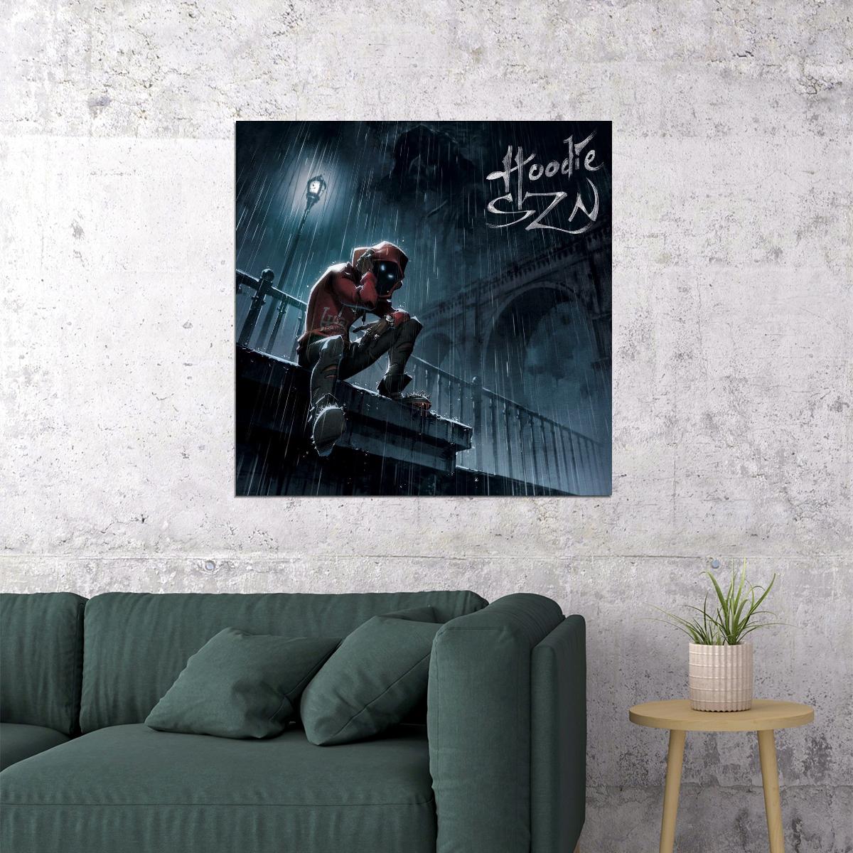 A Boogie Wit Da Hoodie Hoodie Szn Album Cover Art Hip-hop Music Poster Rap Print - xonomax