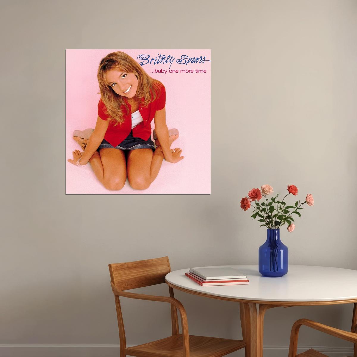 Britney Spears Album Cover Art Pop 90s 00s Music Poster Celebrity Music Print - xonomax
