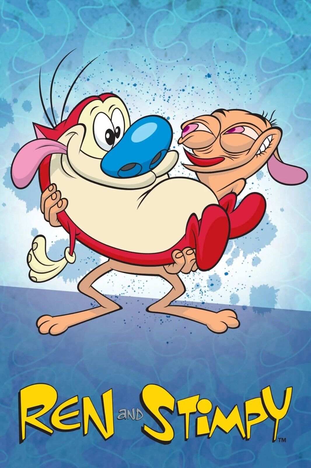 The Ren & Stimpy Show Tv Series Poster Iconic Animated Comedy Art Print - xonomax
