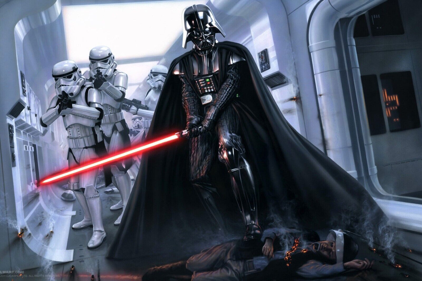 Star Wars Darth Vader Sci-fi Movie Poster - xonomax