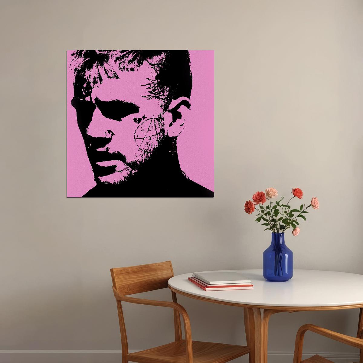 Lil Peep Rap Music Poster Rapper Wall Art - xonomax