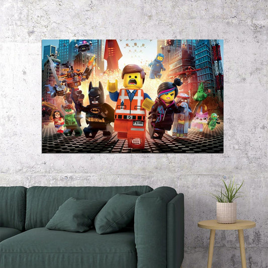 Lego Poster Toy Building Bricks Kids Wall Art - xonomax