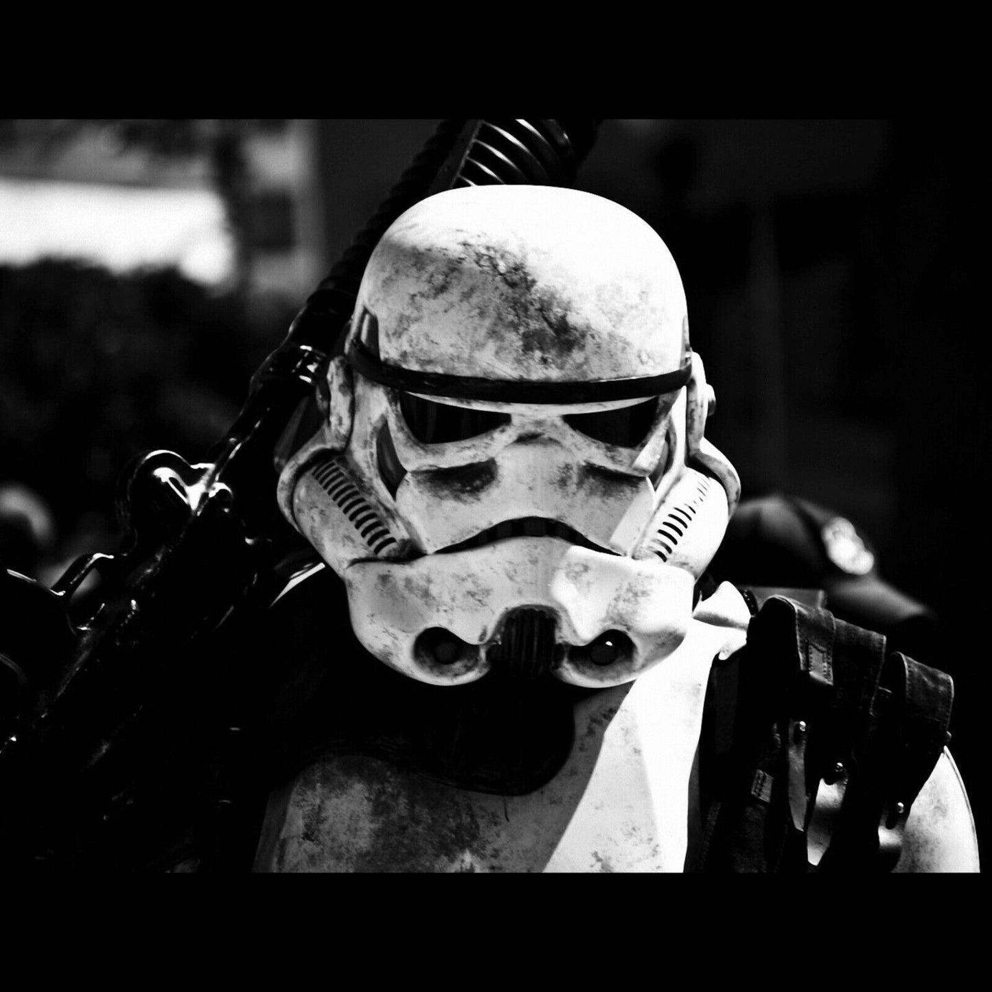 Star Wars Storm Trooper Sci-fi Movie Poster Galactic Warrior Print - xonomax