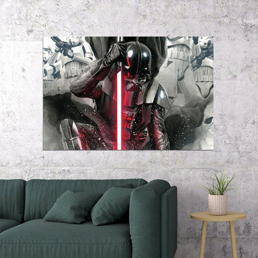 Star Wars Darth Vader Sci-fi Movie Poster - xonomax