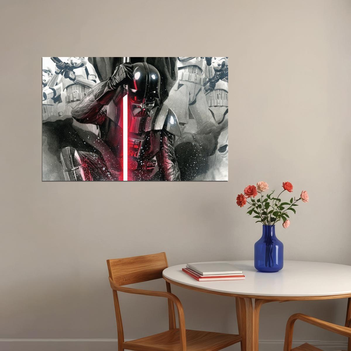 Star Wars Darth Vader Sci-fi Movie Poster - xonomax
