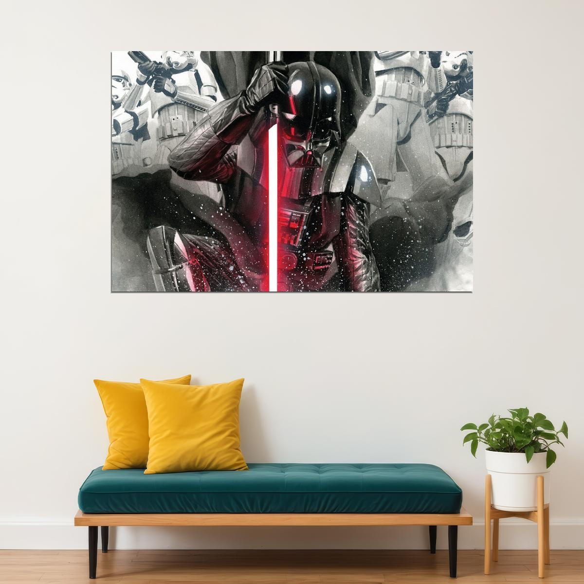 Star Wars Darth Vader Sci-fi Movie Poster - xonomax