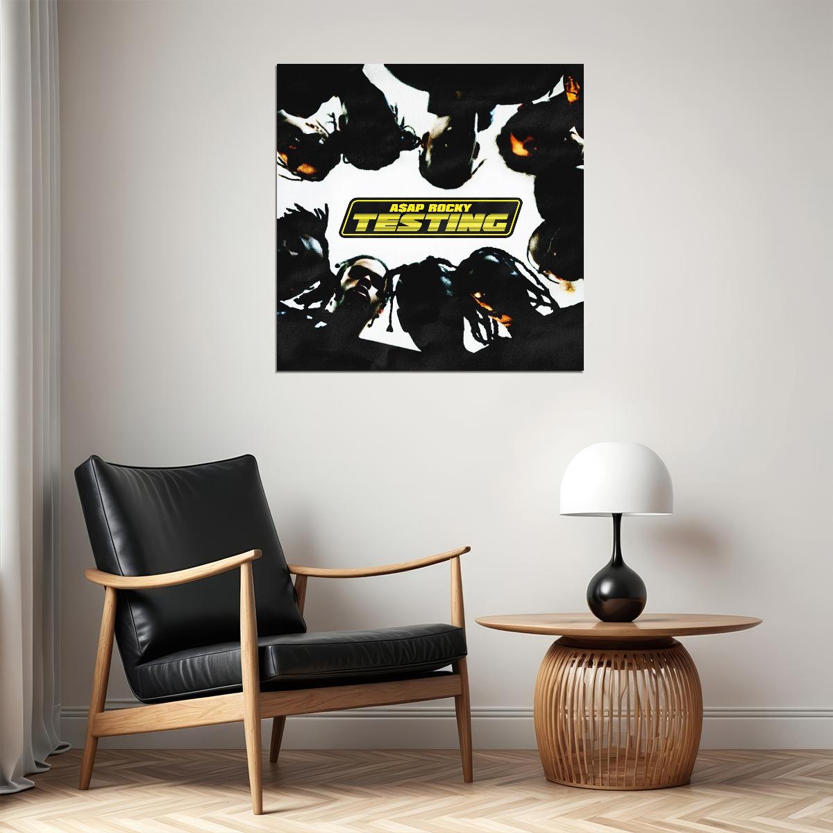 Asap A$ap Rocky Testing Album Cover Art Hip-hop Music Poster Rap Artist Music Print - xonomax