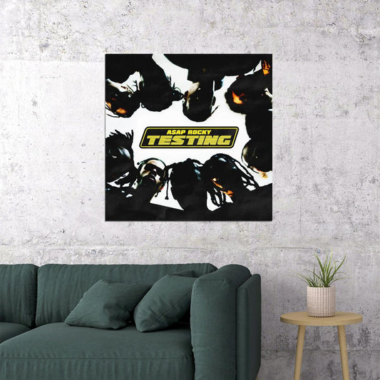 Asap A$ap Rocky Testing Album Cover Art Hip-hop Music Poster Rap Artist Music Print - xonomax