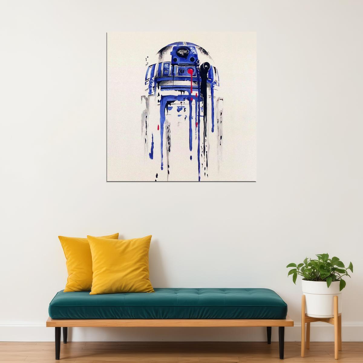 Star Wars R2d2 Sci-fi Movie Poster - xonomax