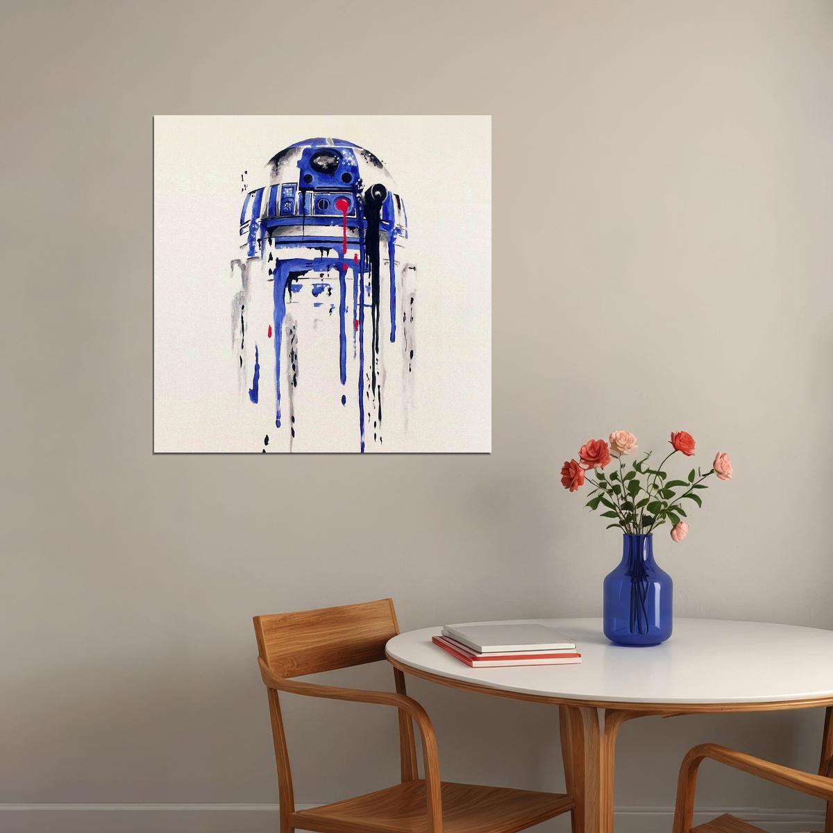Star Wars R2d2 Sci-fi Movie Poster - xonomax