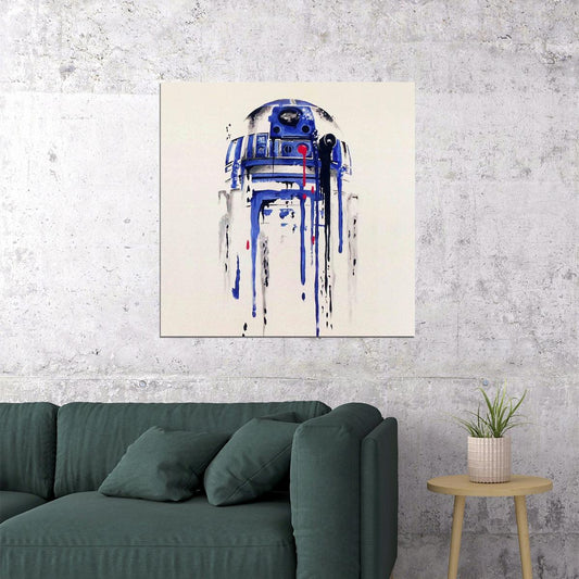 Star Wars R2d2 Sci-fi Movie Poster - xonomax