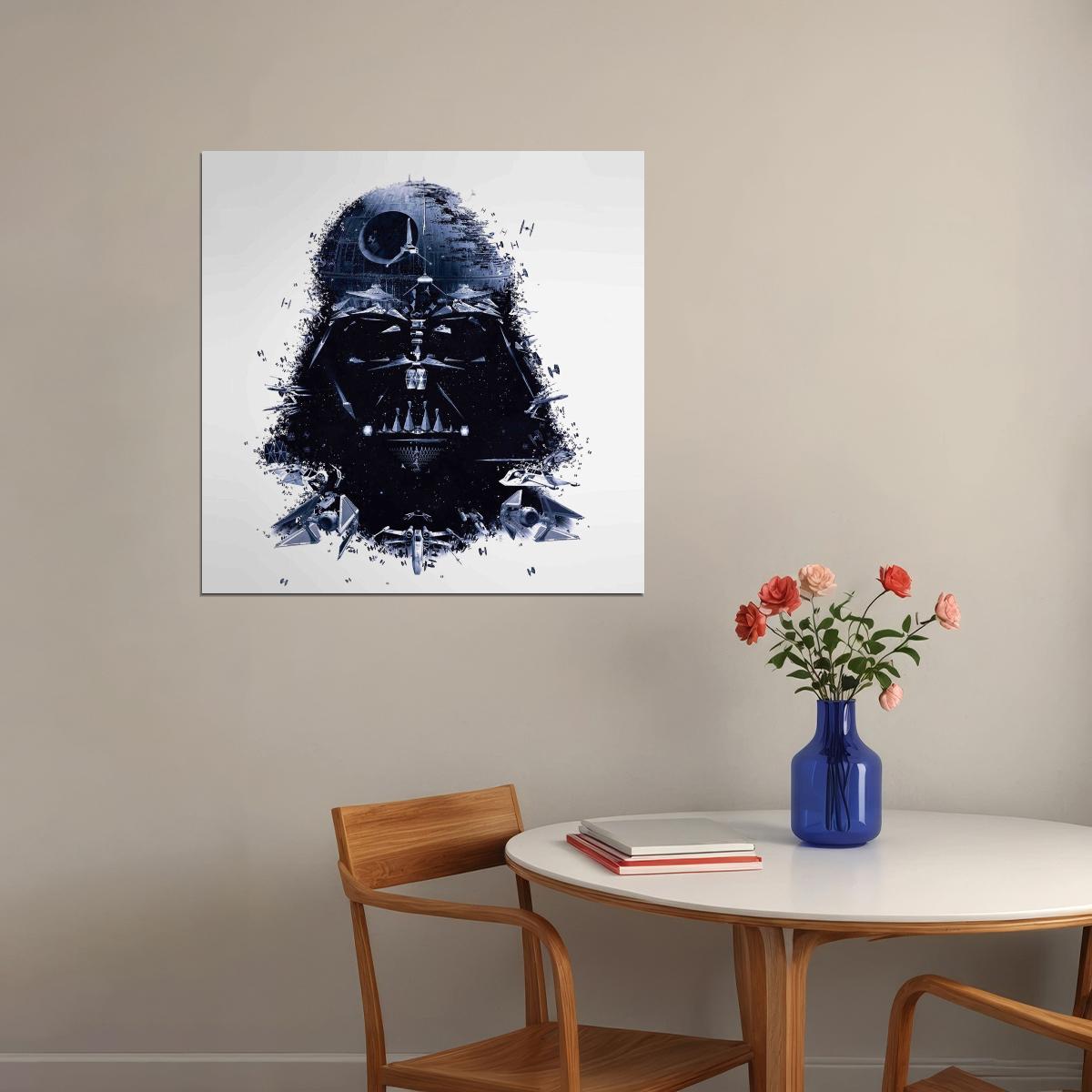 Star Wars Darth Vader Sci-fi Movie Poster - xonomax