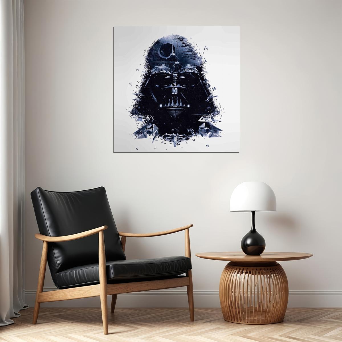 Star Wars Darth Vader Sci-fi Movie Poster - xonomax