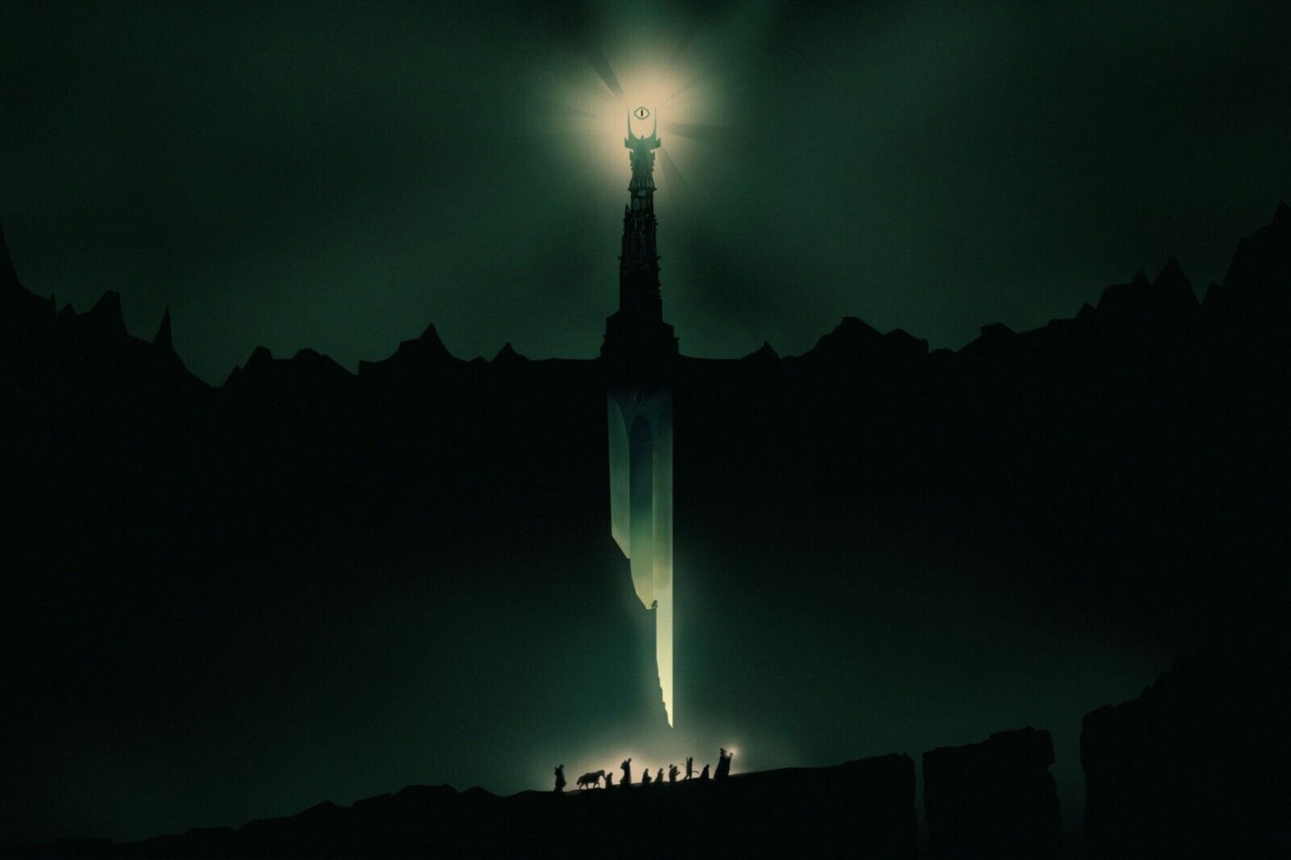 The Lord Of The Rings Movie Poster Iconic Fantasy Epic Art Print - xonomax