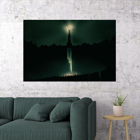 The Lord Of The Rings Movie Poster Iconic Fantasy Epic Art Print - xonomax