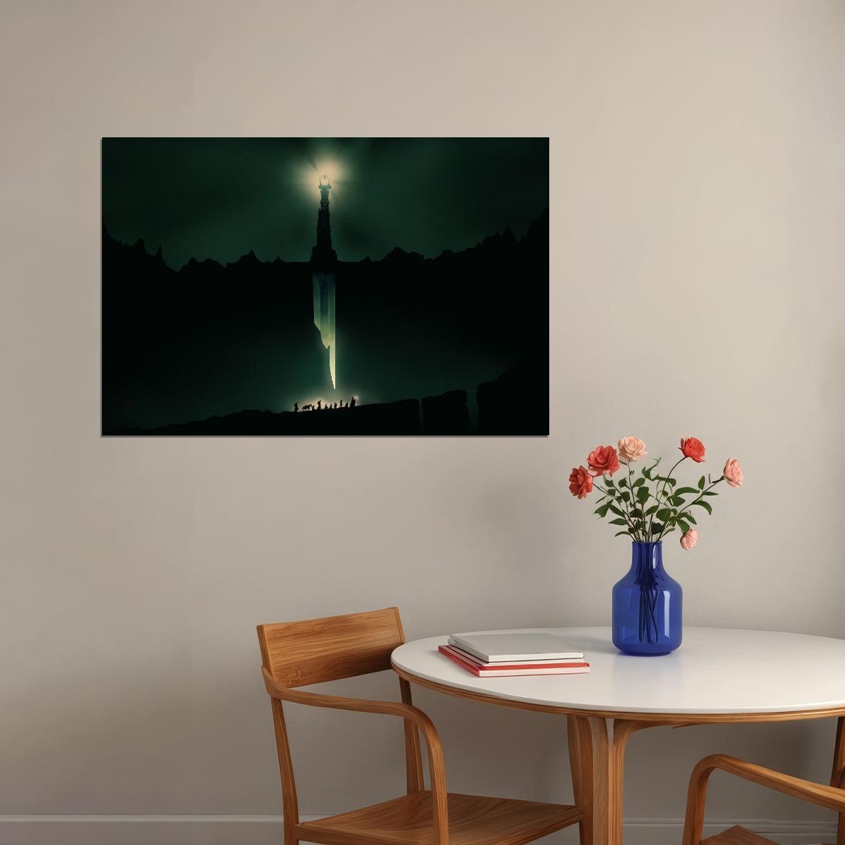 The Lord Of The Rings Movie Poster Iconic Fantasy Epic Art Print - xonomax