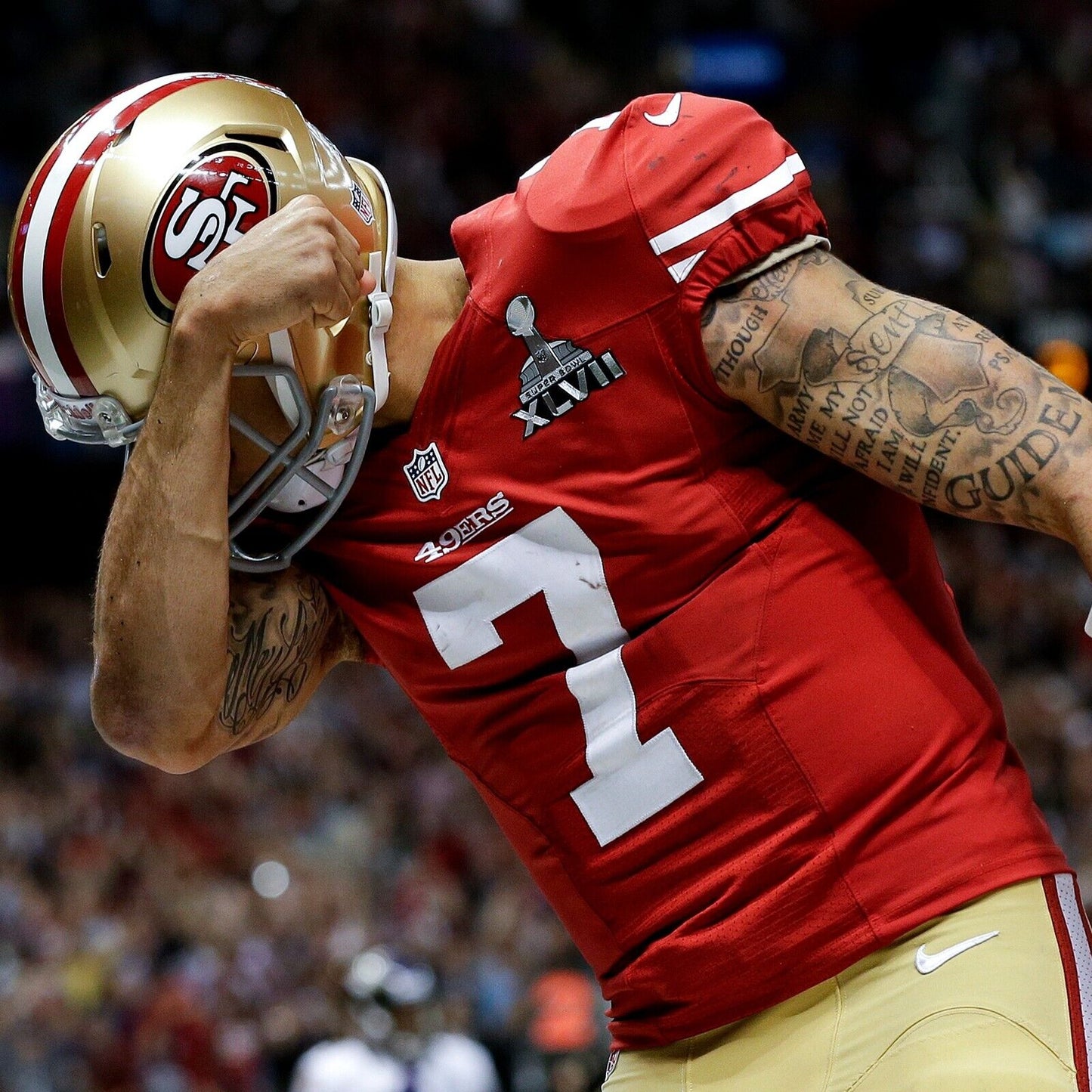 Colin Kaepernick Football Poster Nfl Quarterback Wall Art Motivational Sports Print - xonomax