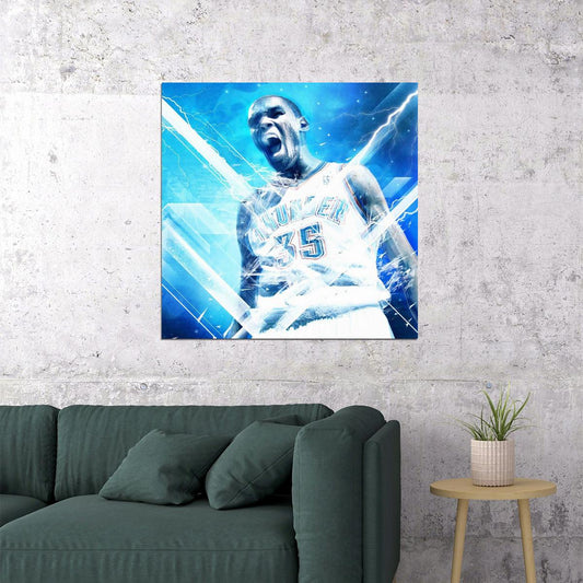 Kevin Durant Nba Poster Basketball Player Wall Art Motivational Sports Print - xonomax