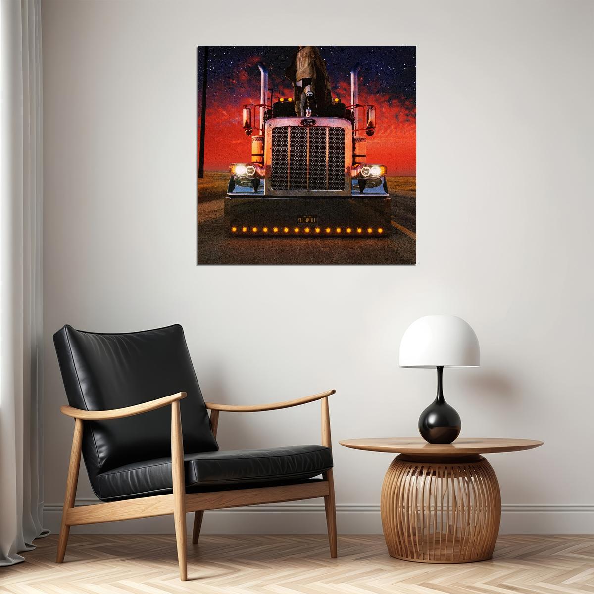 Bad Bunny El Último Tour Del Mundo Album Cover Art Latin Trap Music Poster Rap Artist Music Print - xonomax