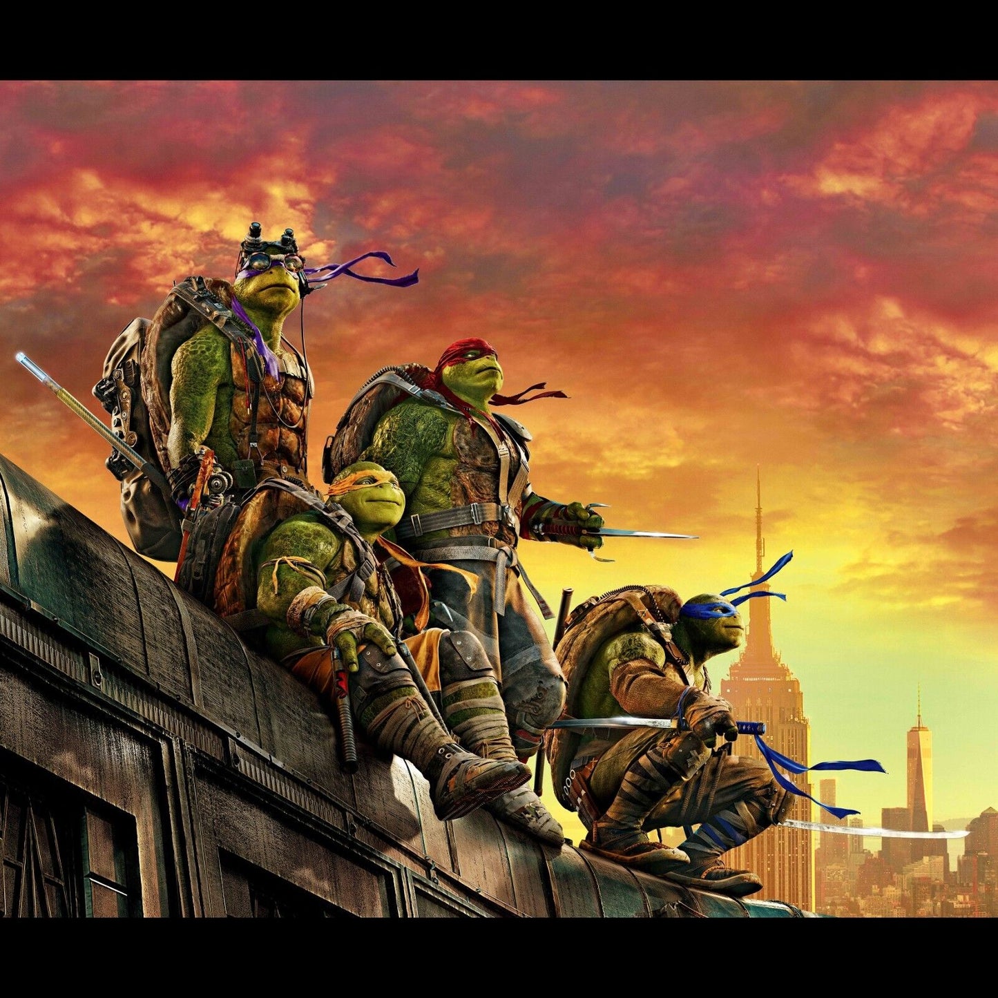 Teenage Mutant Ninja Turtles Tv Show Movie Poster Iconic Animated Heroes Wall Art - xonomax