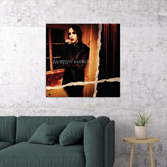 Marilyn Manson Eat Me Drink Me Album Cover Art Music Poster Rock Icon Wall Print - xonomax