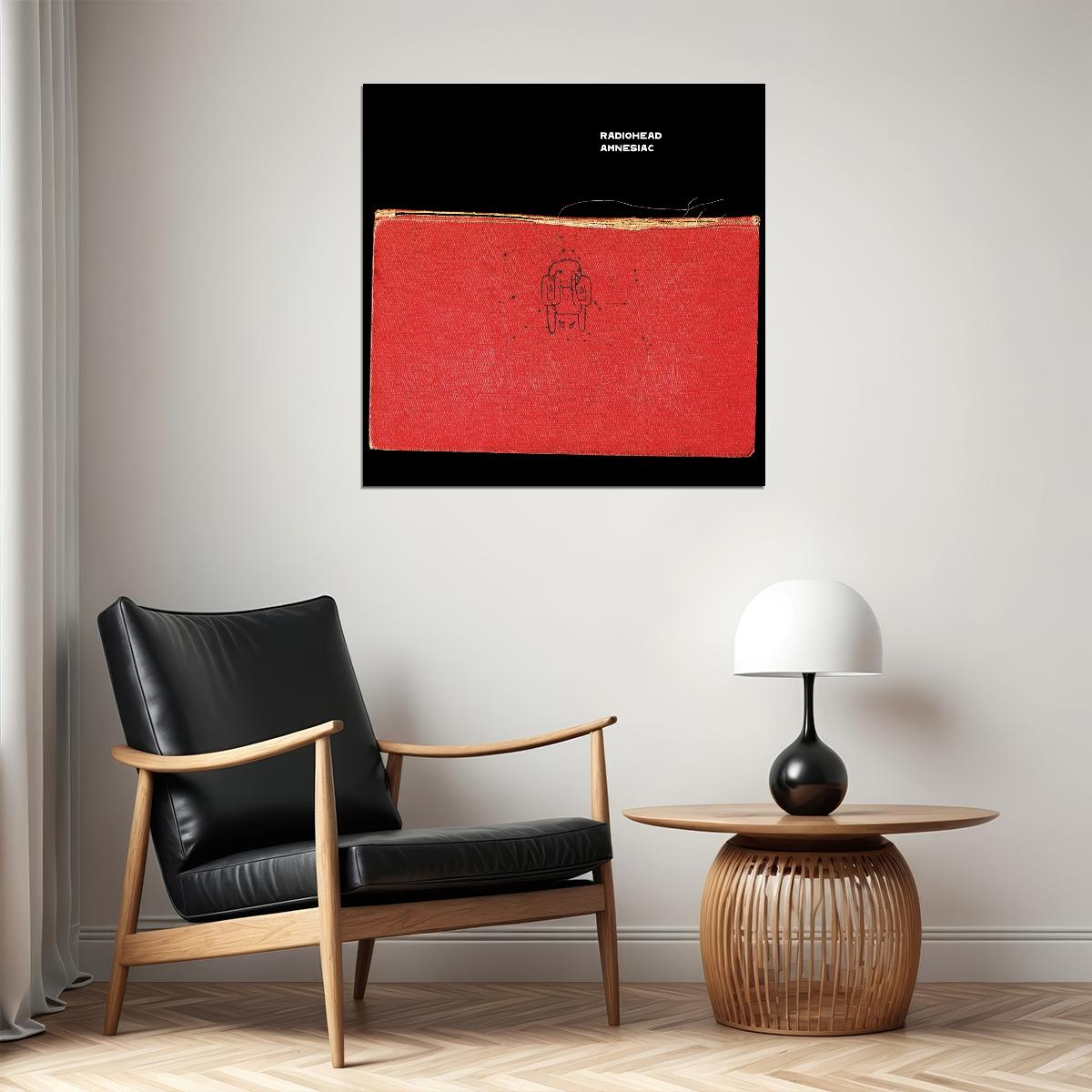 Radiohead Amnesiac Album Cover Art Alternative Rock Music Poster Band Wall Print - xonomax