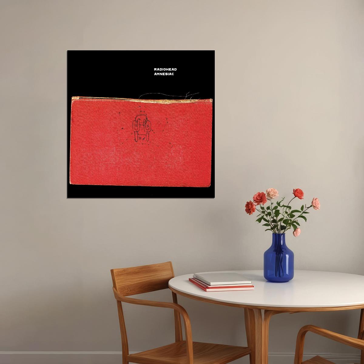 Radiohead Amnesiac Album Cover Art Alternative Rock Music Poster Band Wall Print - xonomax