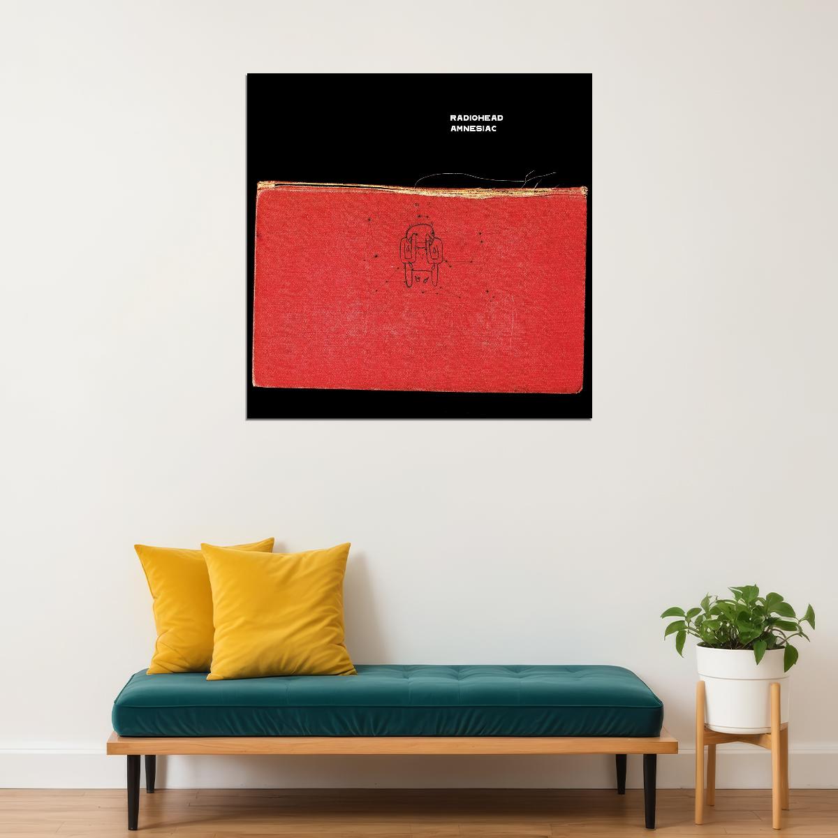 Radiohead Amnesiac Album Cover Art Alternative Rock Music Poster Band Wall Print - xonomax