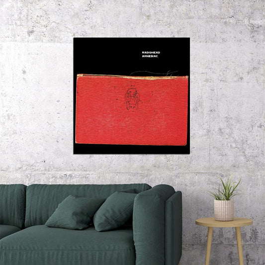 Radiohead Amnesiac Album Cover Art Alternative Rock Music Poster Band Wall Print - xonomax