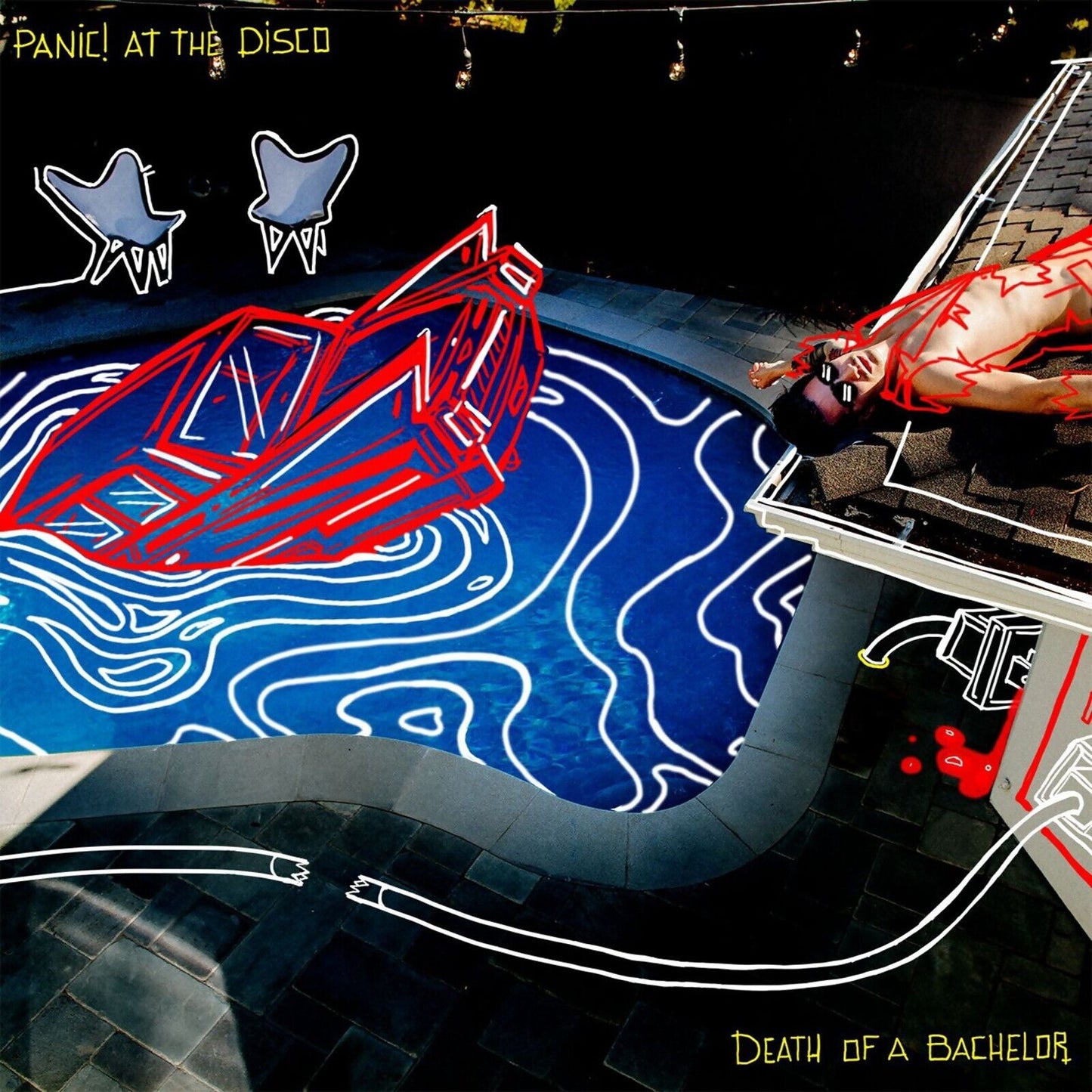 Panic! At The Disco Death Of Bachelor Album Cover Art Rock Music Poster Wall Print - xonomax