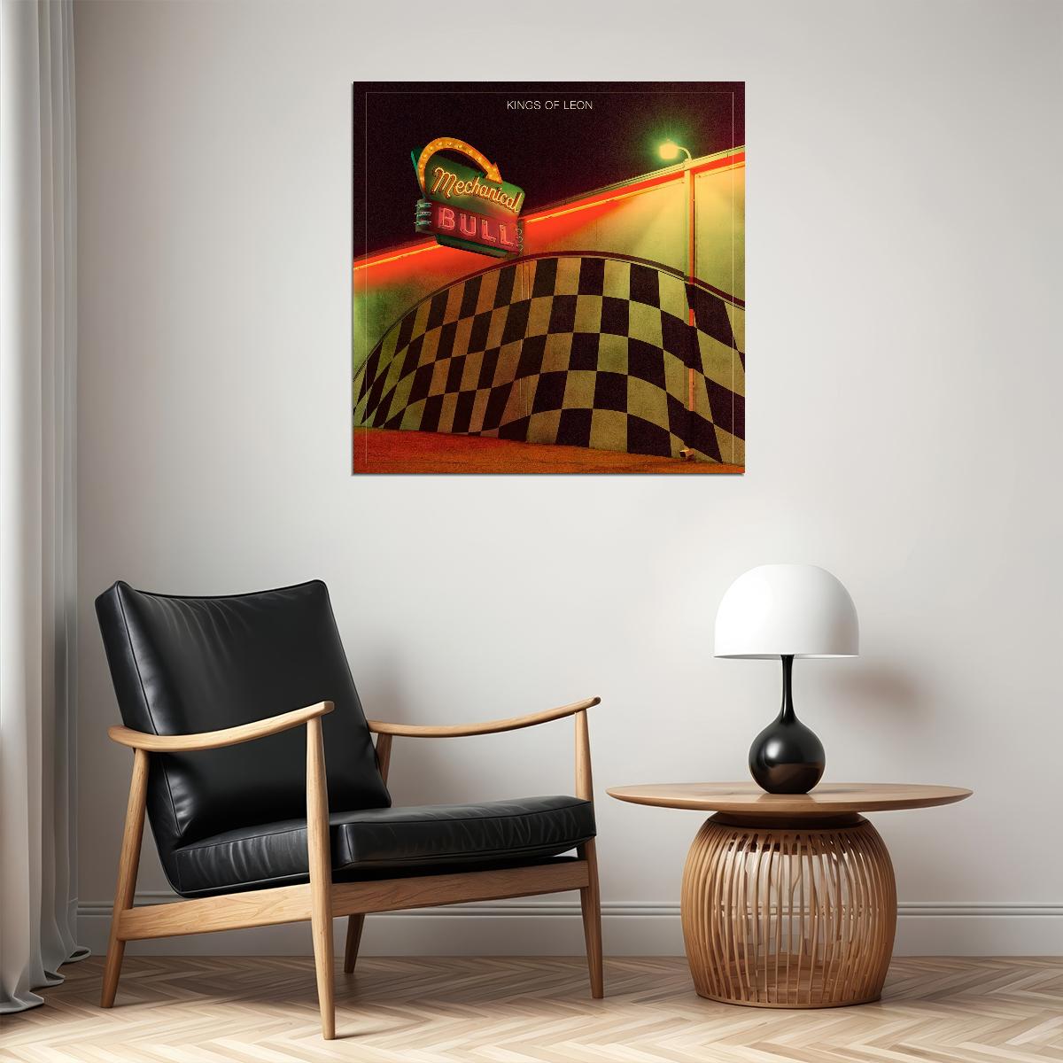 Kings Of Leon Mechanical Bull Album Cover Art Music Poster Rock Band Wall Print - xonomax