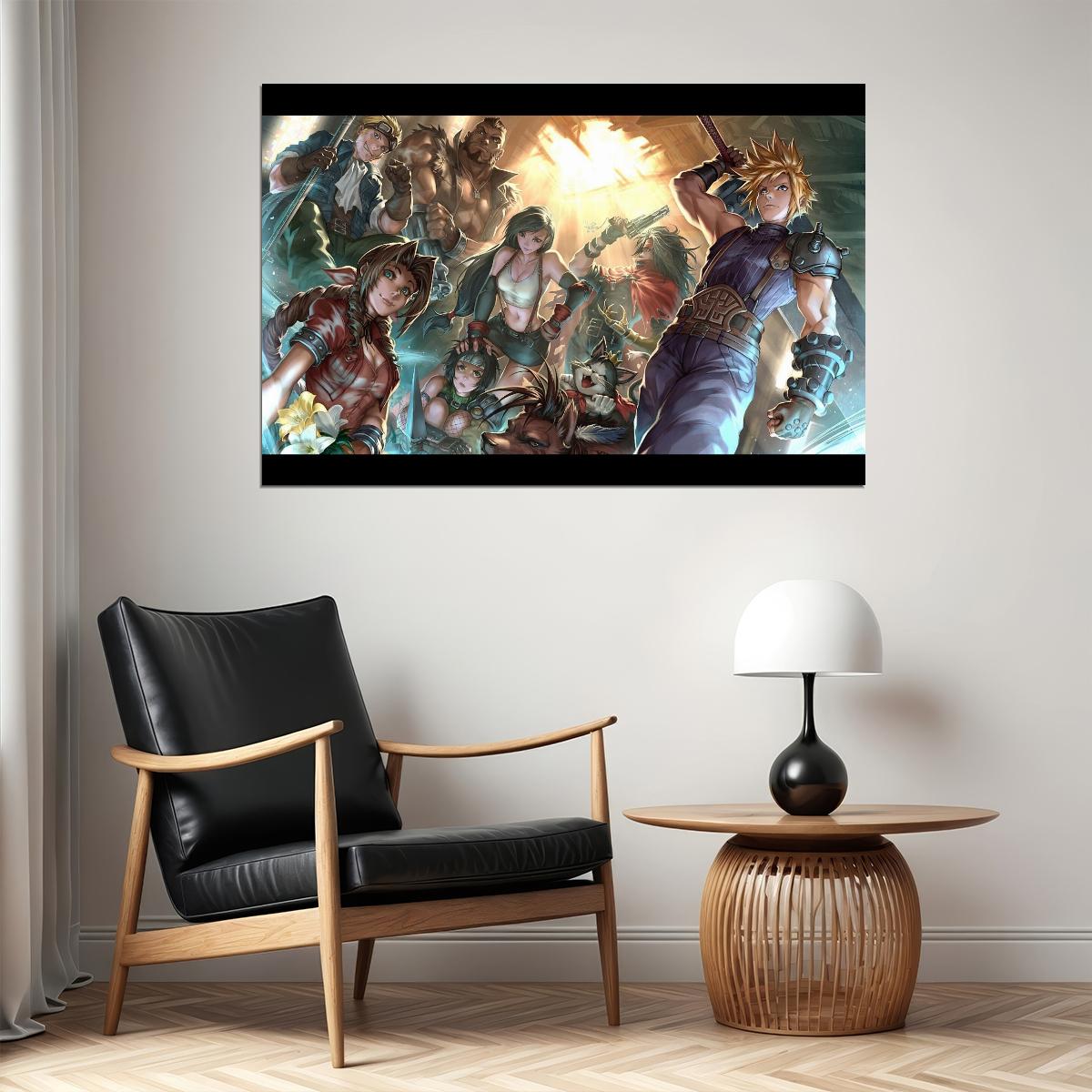 Final Fantasy Poster Video Game Series Wall Art Epic Rpg Print