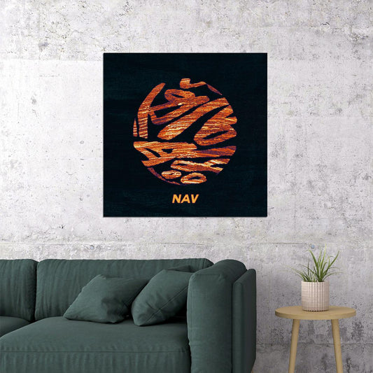 Nav Music Poster Rap Hip-hop Artist Wall Print - xonomax