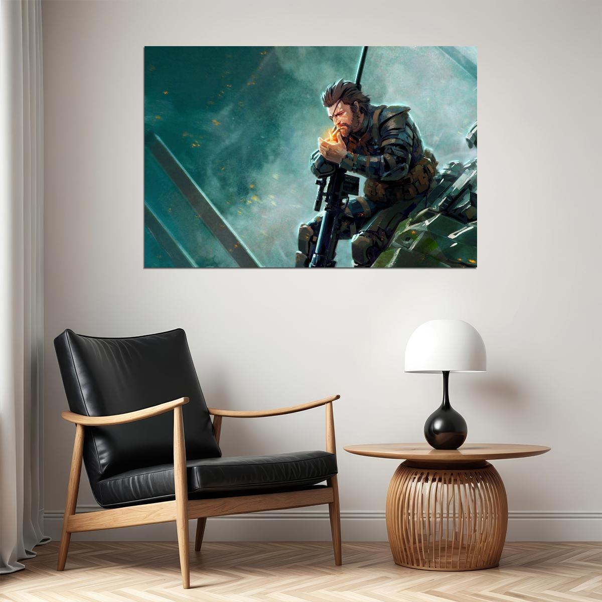 Metal Gear Solid Video Game Poster Gamer Wall Art