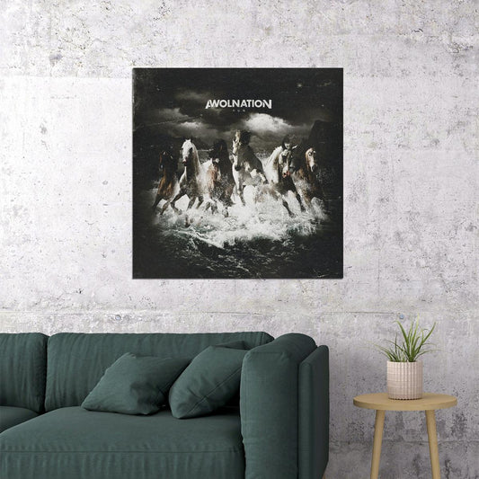 Awolnation Run Album Cover Art Alternative Rock Music Poster Band Music Print - xonomax