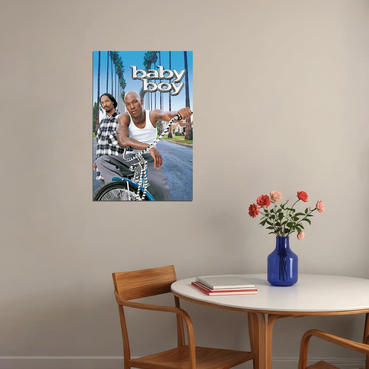Tyrese Gibson Snoop Dogg Baby Boy Movie Poster Iconic Hip Hop Drama Film Print