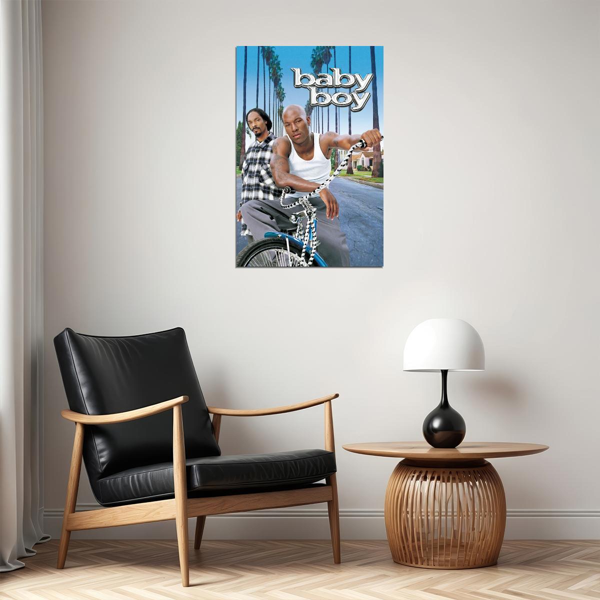Tyrese Gibson Snoop Dogg Baby Boy Movie Poster Iconic Hip Hop Drama Film Print