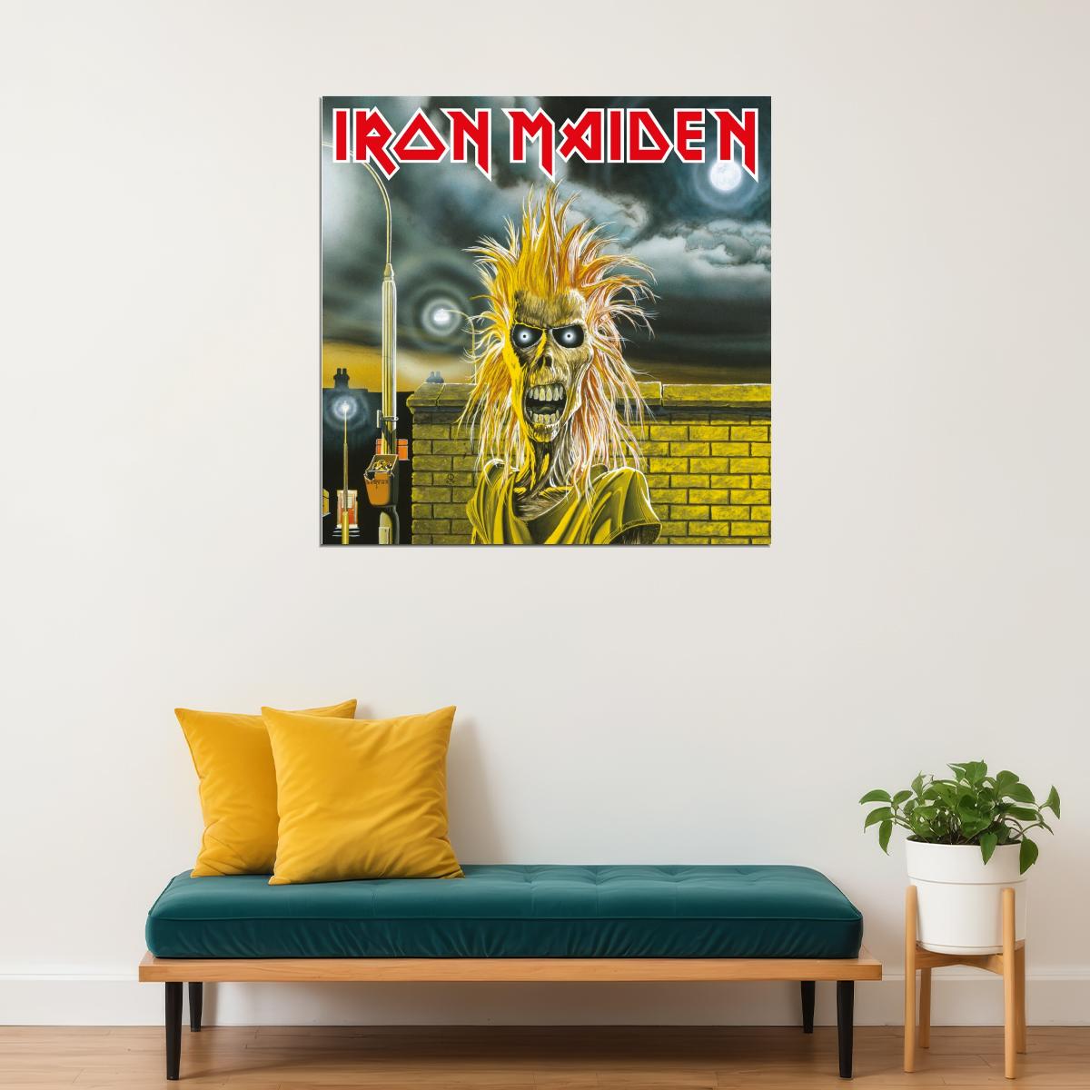 Iron Maiden Album Cover Art Heavy Metal Music Poster Rock Band Music Print - xonomax