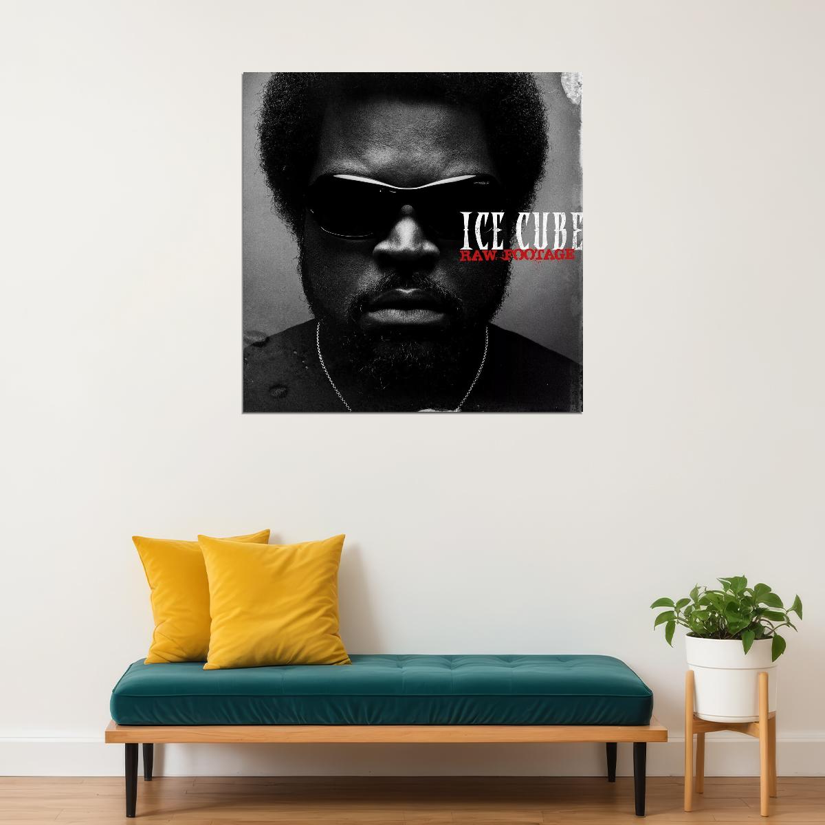 Ice Cube Album Cover Art Hip-hop Music Poster Rap Artist Music Print - xonomax