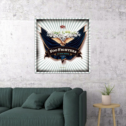 Foo Fighters In Your Honor Album Cover Art Rock Music Poster Band Music Print - xonomax