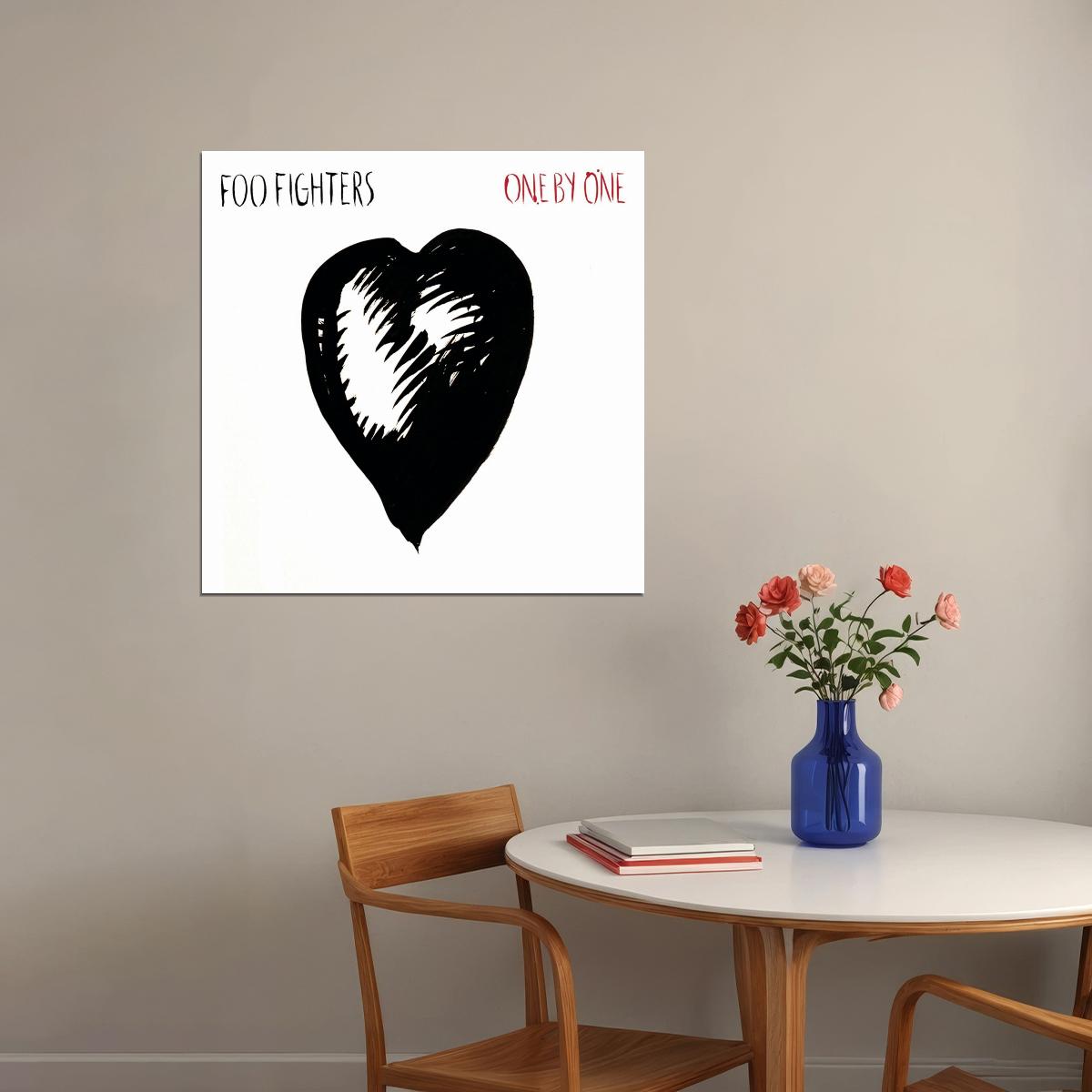 Foo Fighters One By One Album Cover Art Rock Music Poster Band Music Print