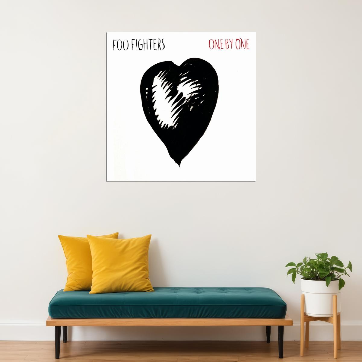 Foo Fighters One By One Album Cover Art Rock Music Poster Band Music Print