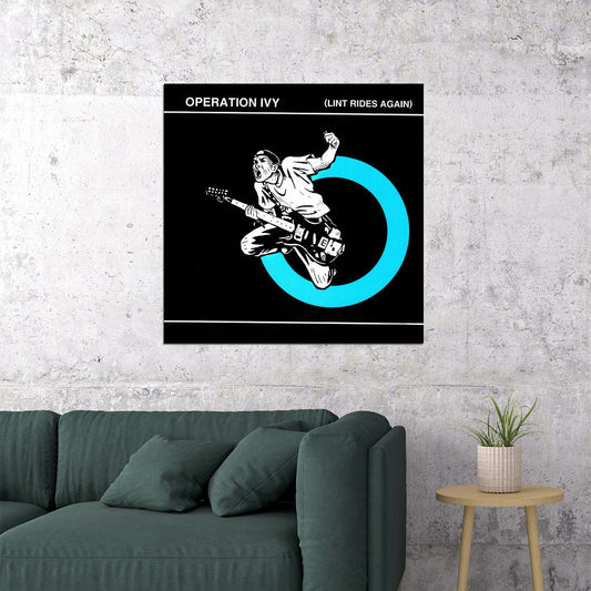 Operation Ivy Lint Rides Again Album Cover Art Punk Music Poster Wall Print - xonomax