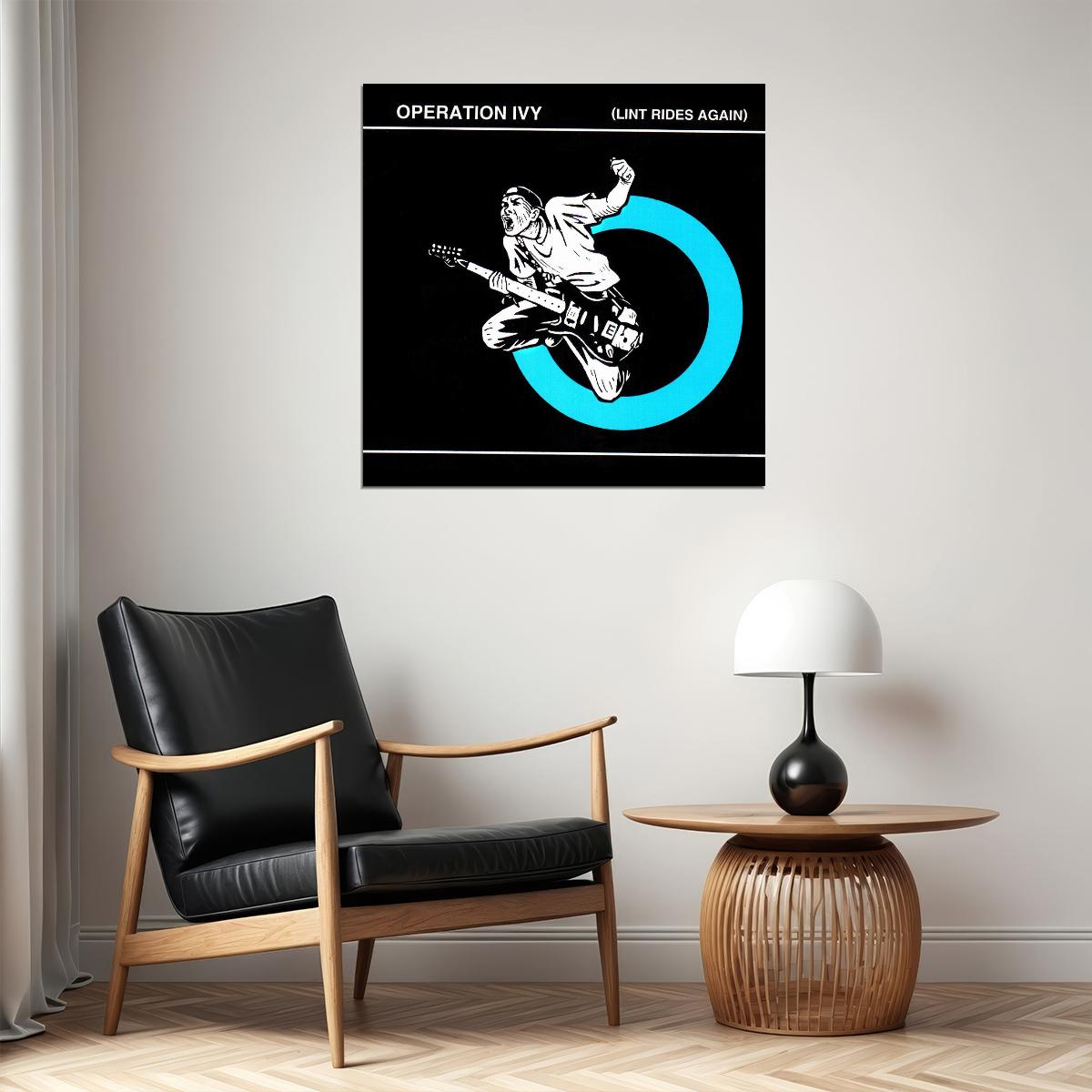 Operation Ivy Lint Rides Again Album Cover Art Punk Music Poster Wall Print - xonomax