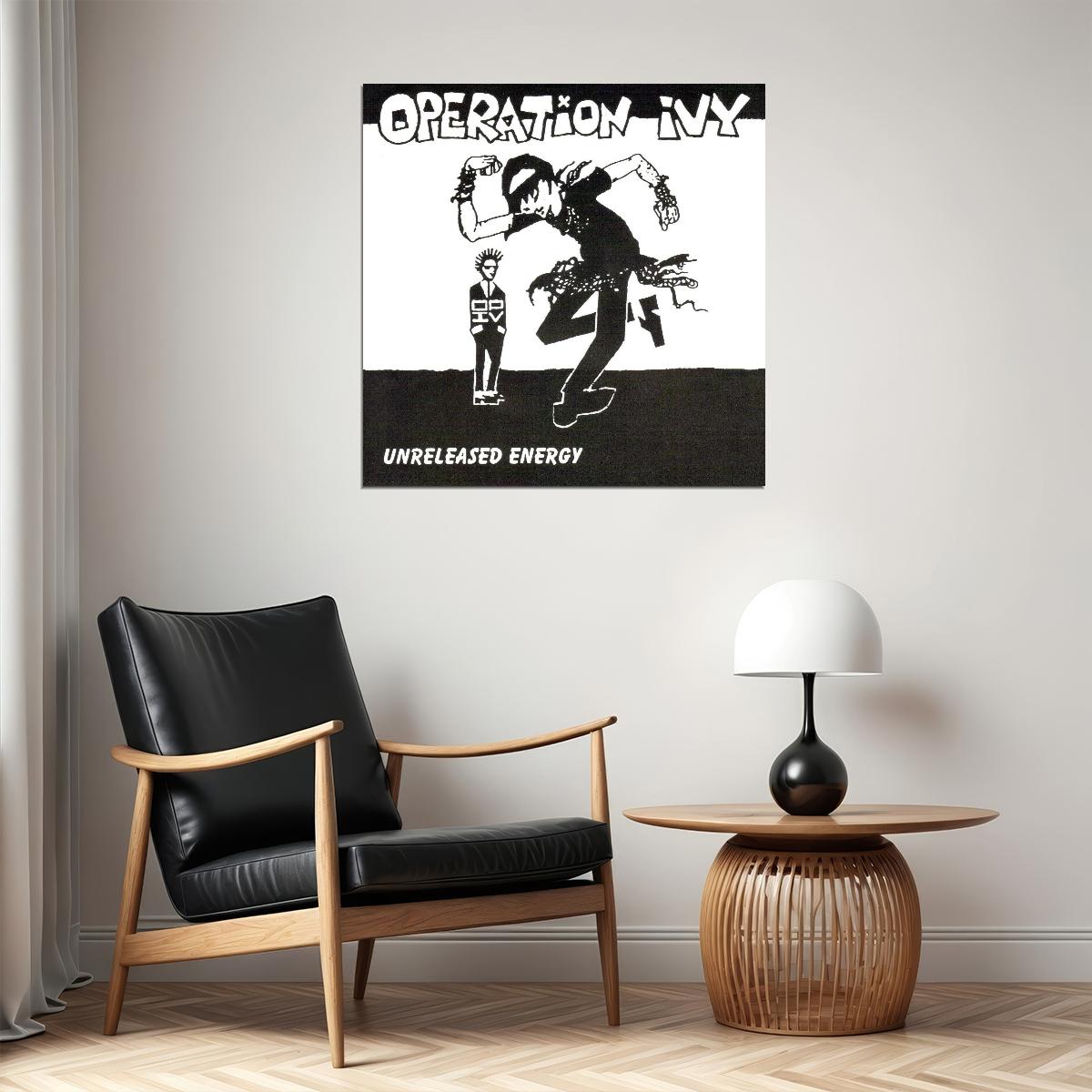 Operation Ivy Unreleased Energy Album Cover Art Punk Music Poster Wall Print - xonomax