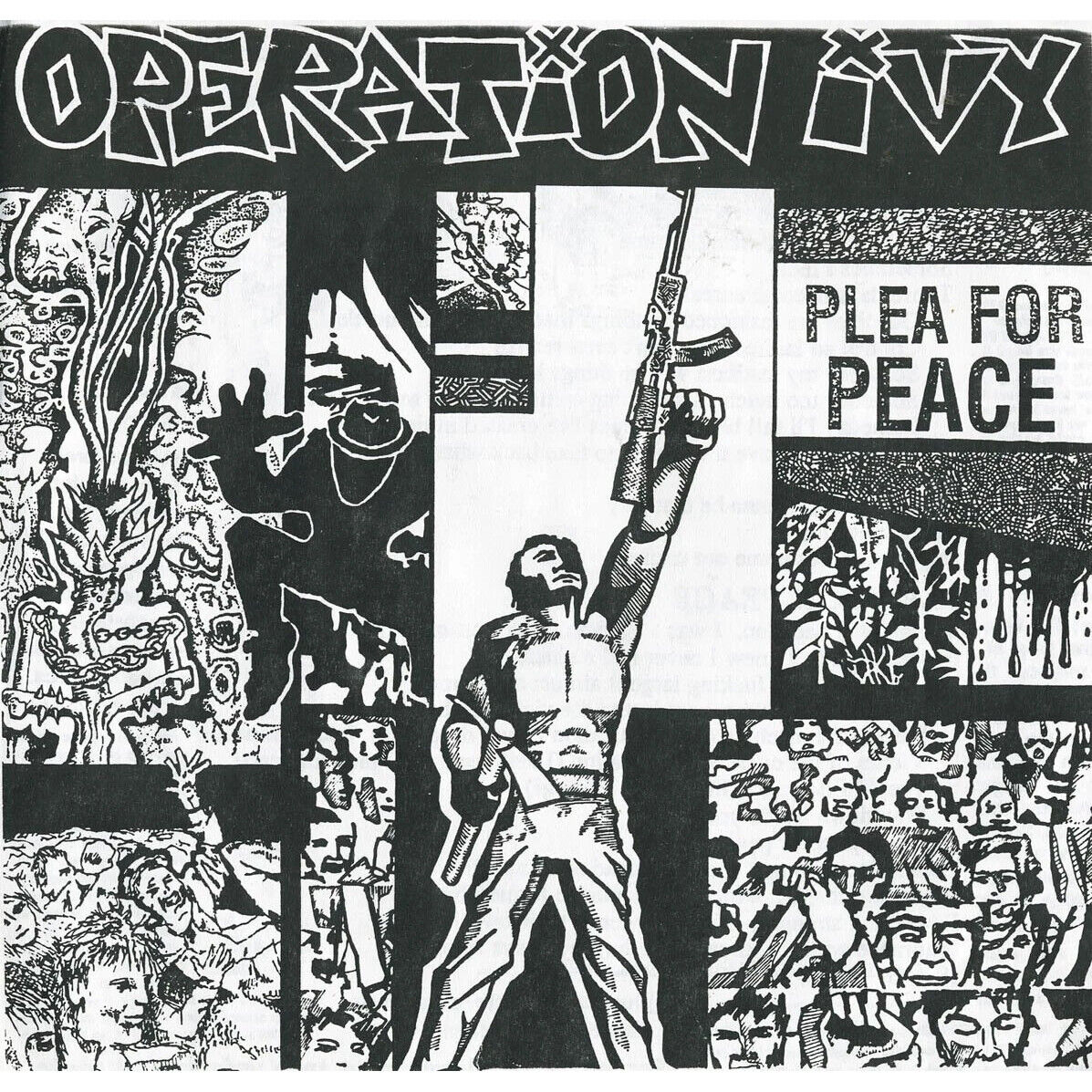 Operation Ivy Plea For Peace Album Cover Art Punk Music Poster Wall Print - xonomax