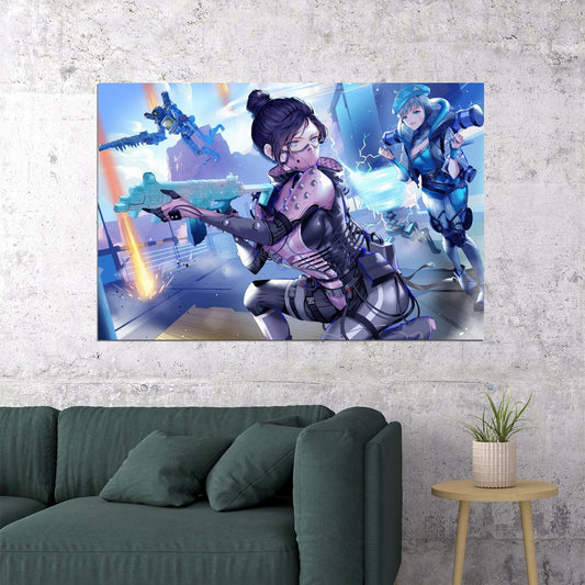 Apex Legends Wraith Video Game Poster Wall Art Battle Royal Gaming Print - xonomax